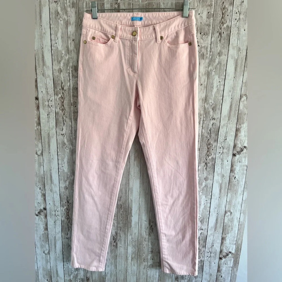 J McLaughlin Light Pink Denim Jeans Size 2 - Picture 1 of 3